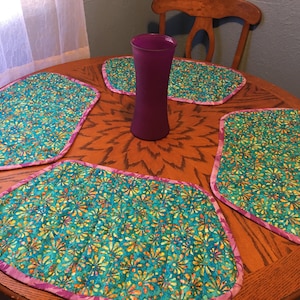 Place Mats for Round Table Pattern - PDF - Etsy
