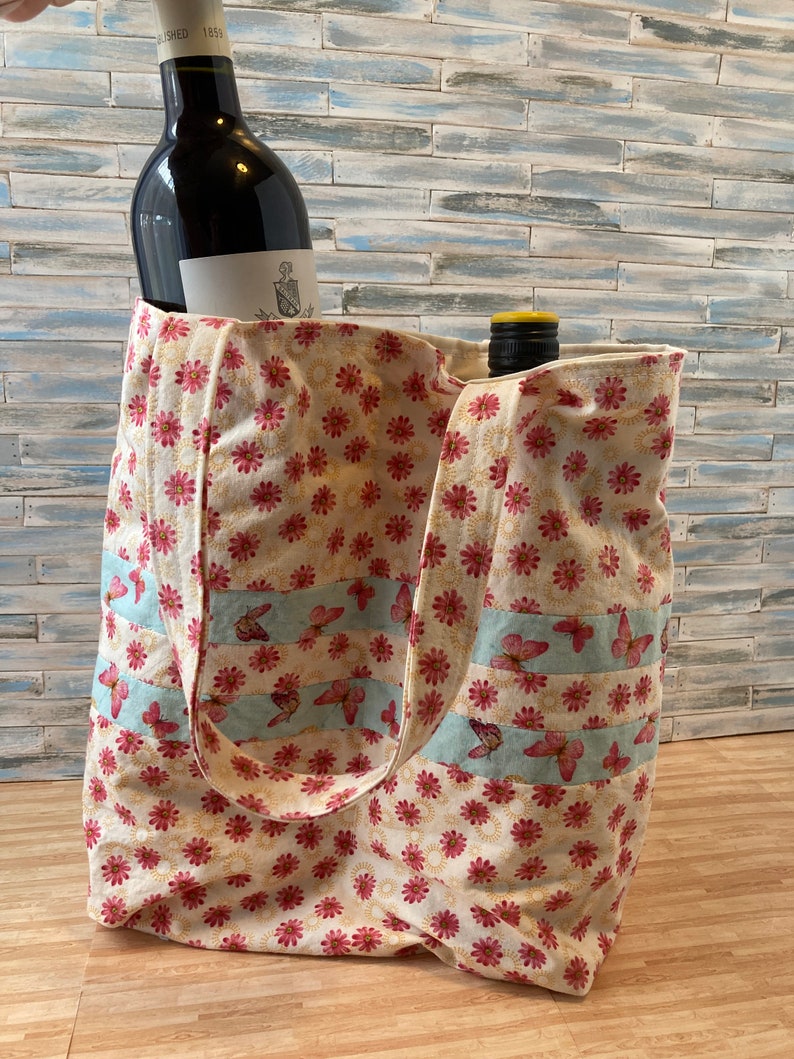 Double Wine Tote Pattern PDF Etsy