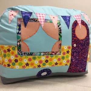 Vintage Camper Throw Pillow Pattern - PDF