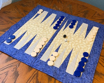 Quilted Backgammon Board Pattern - PDF