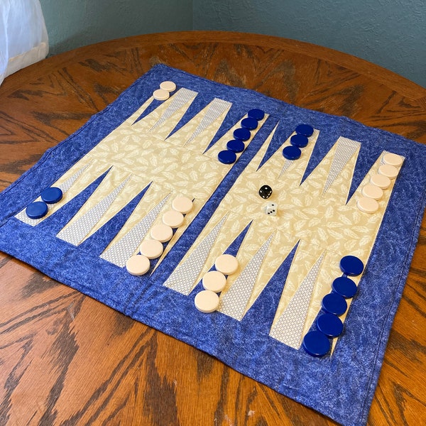 Quilted Backgammon Board Pattern - PDF