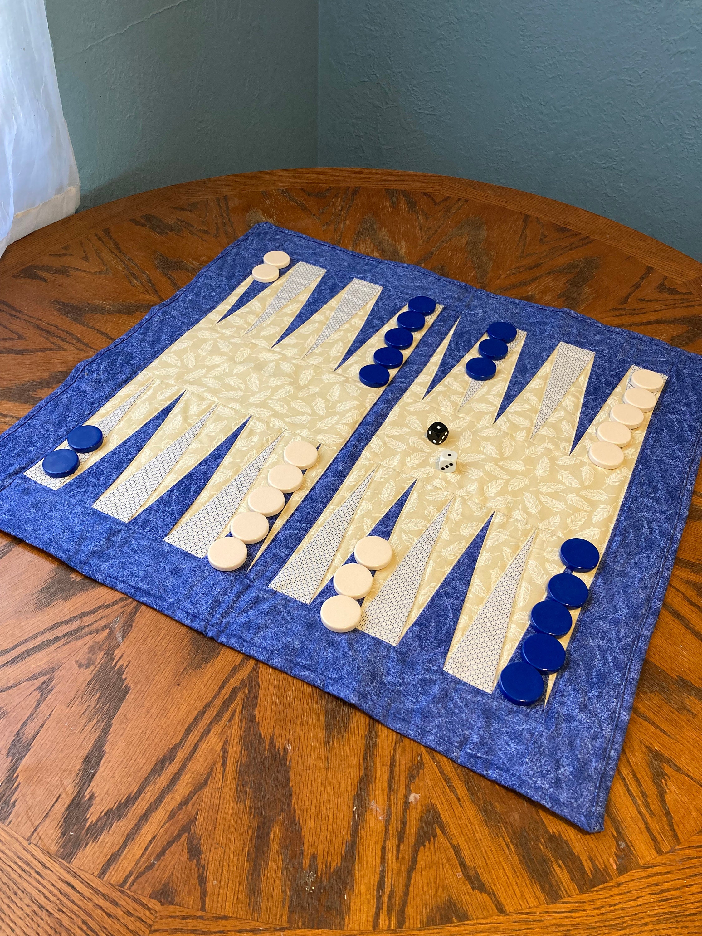 Quilted Backgammon Board Pattern - PDF - Etsy