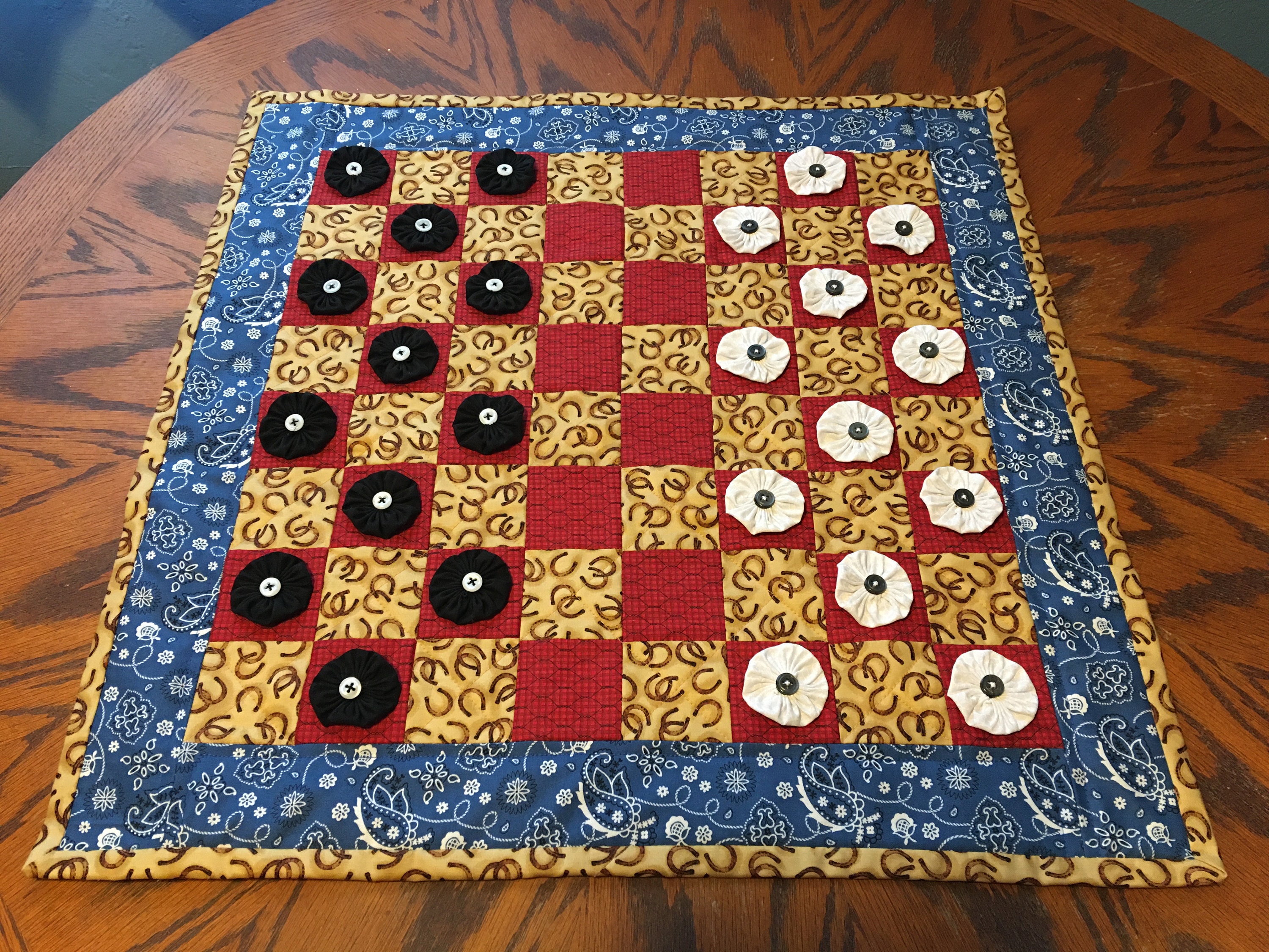 Quilted Checkerboard Pattern - PDF - Etsy