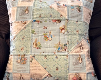 Quilted Throw pillow Pattern - PDF
