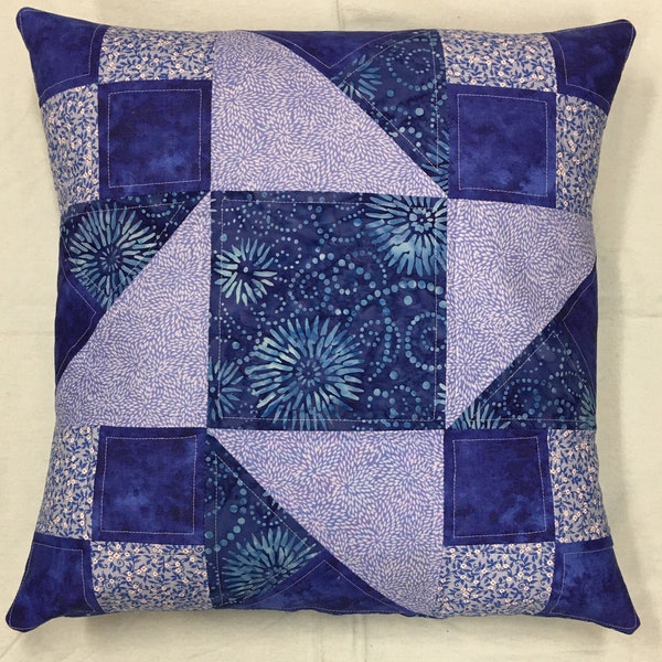 Quilted Throw pillow Pattern - PDF