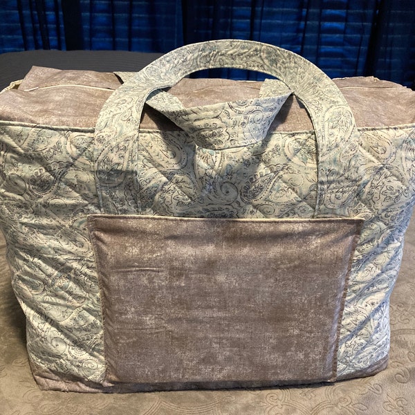 Quilted Carry-On Bag Pattern - PDF