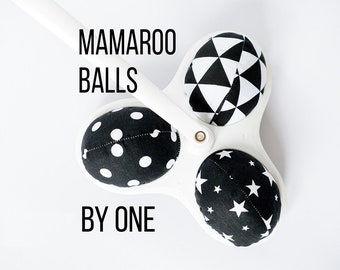 Zwart-witte ballen voor Mamaroo, Mamaroo Balls, 4moms ballen, RockaRoo Balls