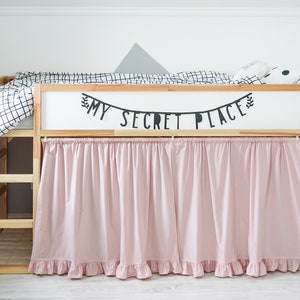 Curtains for Ikea Kura bed pink, Ikea Kura curtains, Kura bed curtains, Ikea Kura Curtains pink, Ikea Kura Hack, Canopy bed house