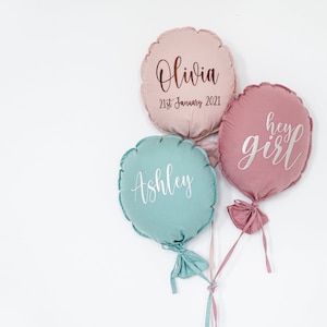 Decorazione murale personalizzata per la cameretta dei bambini, cuscino a palloncino per la cameretta dei bambini, decorazione murale personalizzata per la cameretta dei bambini, decorazione murale a palloncino