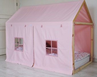 Montessori house bed canopy, CANOPY bed, Montessori bed canopy, Montessori house, bed canopy curtains , play tent, bed baldachin