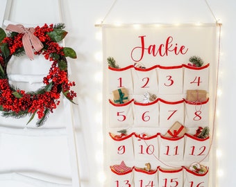 Advent Calendar, Adventskalender, Advent Calendar for Kids, Personalized Kids Advent Calendar, Fabric Advent Calendar