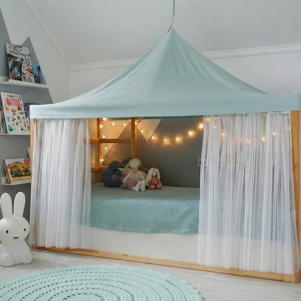 Ikea Kura roof canopy, Kura Bed Accessories, Ikea Hack