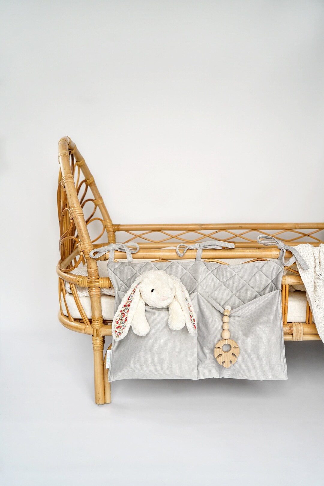 Baby Cot Organizer, Cot Organizer, Crib Pocket Organizer, Hanging