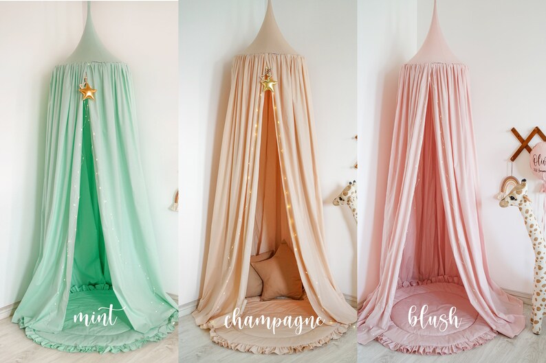 Canopy Tent Nursery Canopy Bed Bed Canopy Hanging Tent Etsy