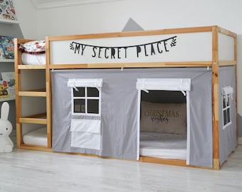 IKEA KURA Bed Curtains - Hideout Tent with Window