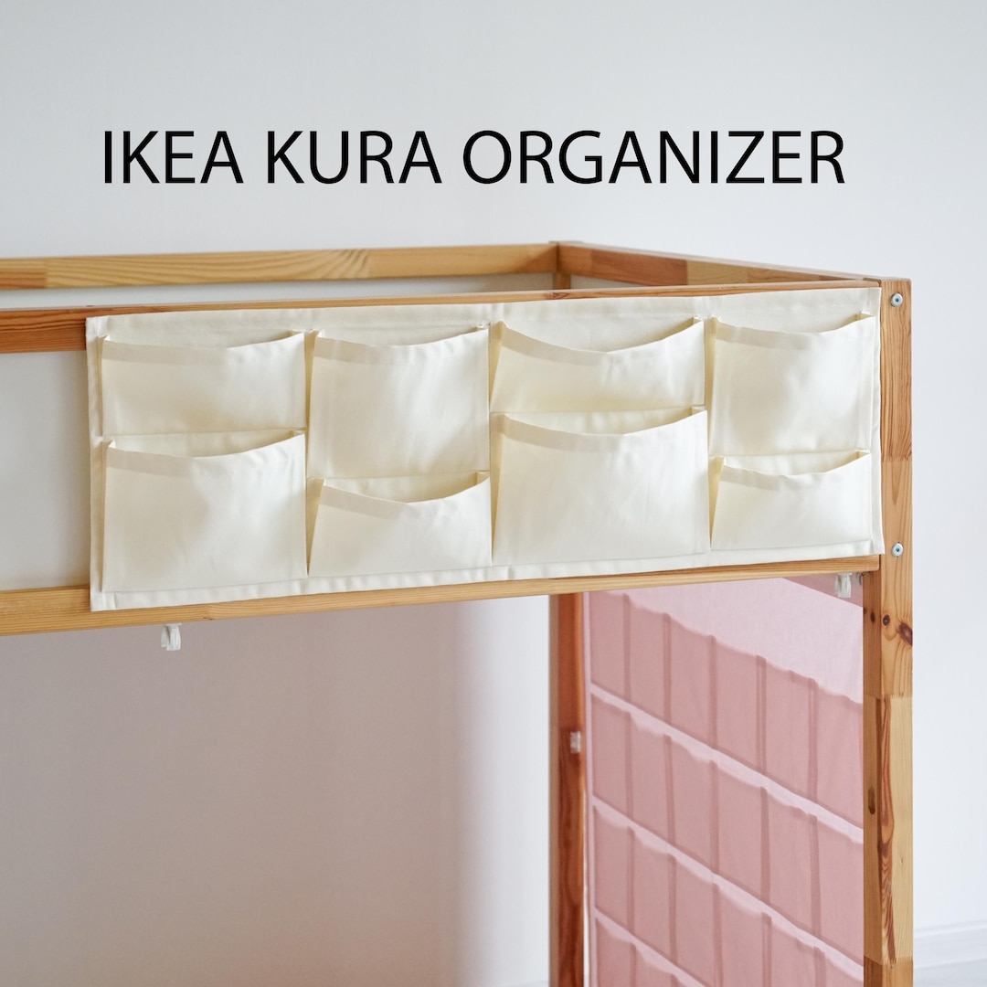 Bunk Bed Organizer, Ikea Kura Pockets, Kura Bed Organizer, Ikea Bed ...