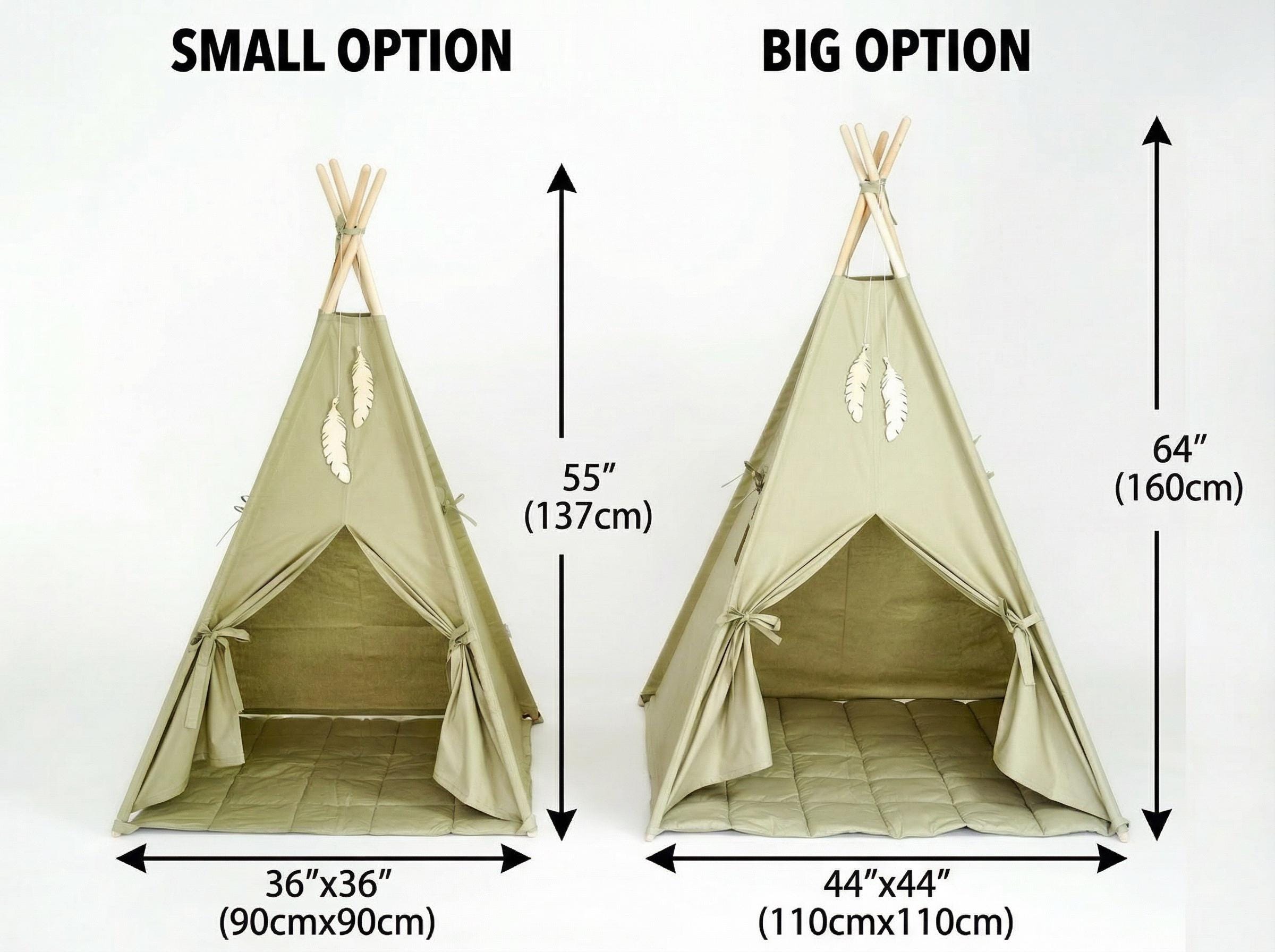 Teepee Tent for Kids, Kids Teepee, Small Teepee Tent, Play Tent