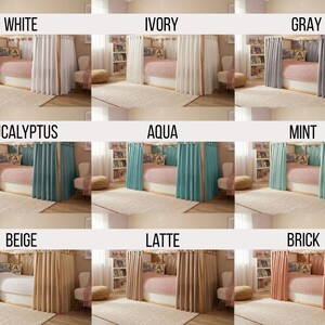 Curtains for Ikea Kura bed, Ikea Kura curtains, Kura bed curtains, House bed canopy, Ikea Kura Hack, Curtains for house bed image 12