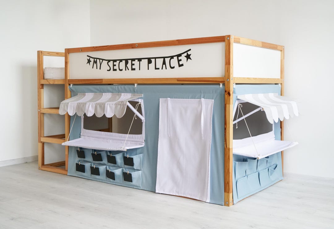 IKEA Kuraベッド用カーテン、IKEA Kuraカーテン、ロフトベッド用