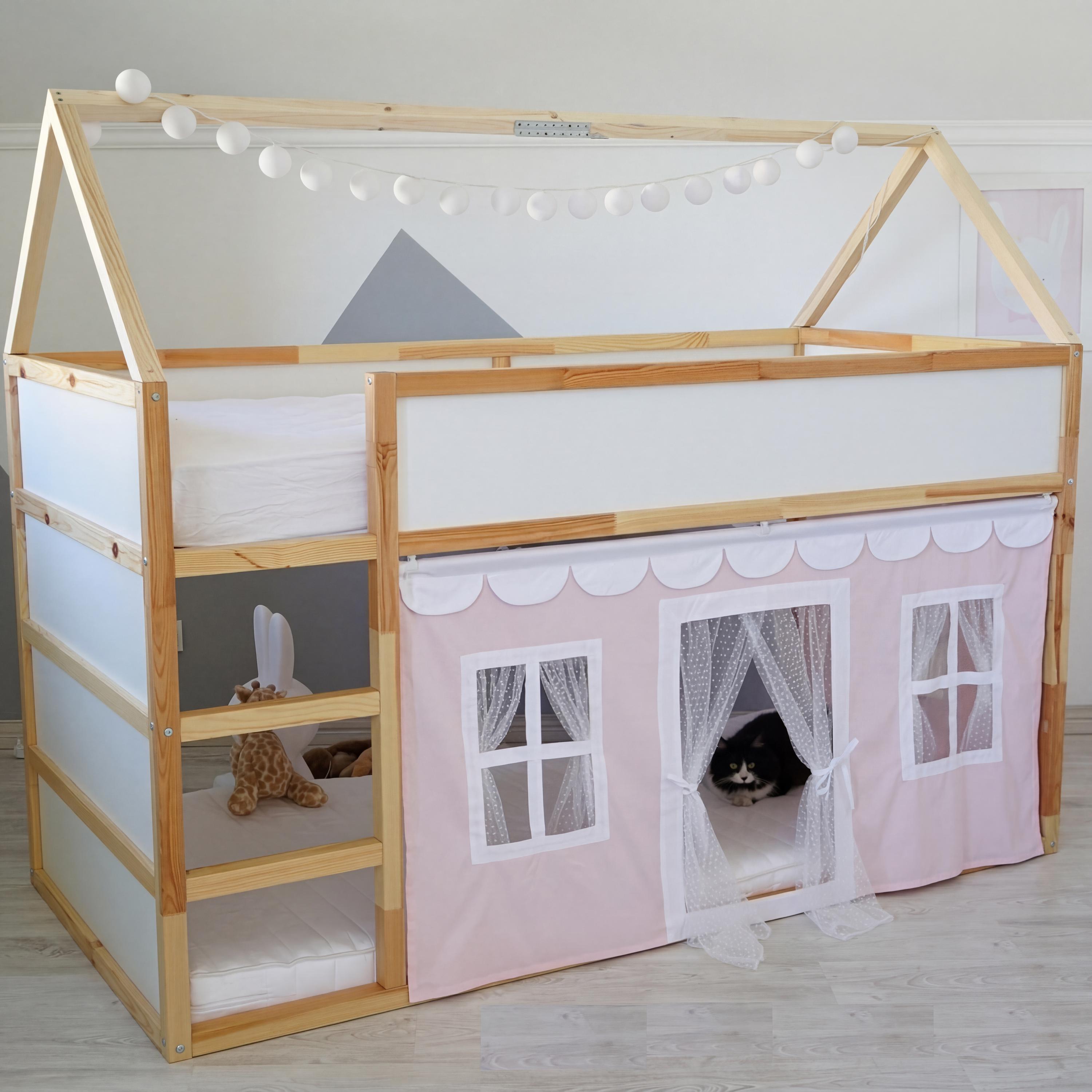 家具 IKEA KURA KURA reversible bed, white/pine, Twin - IKEA