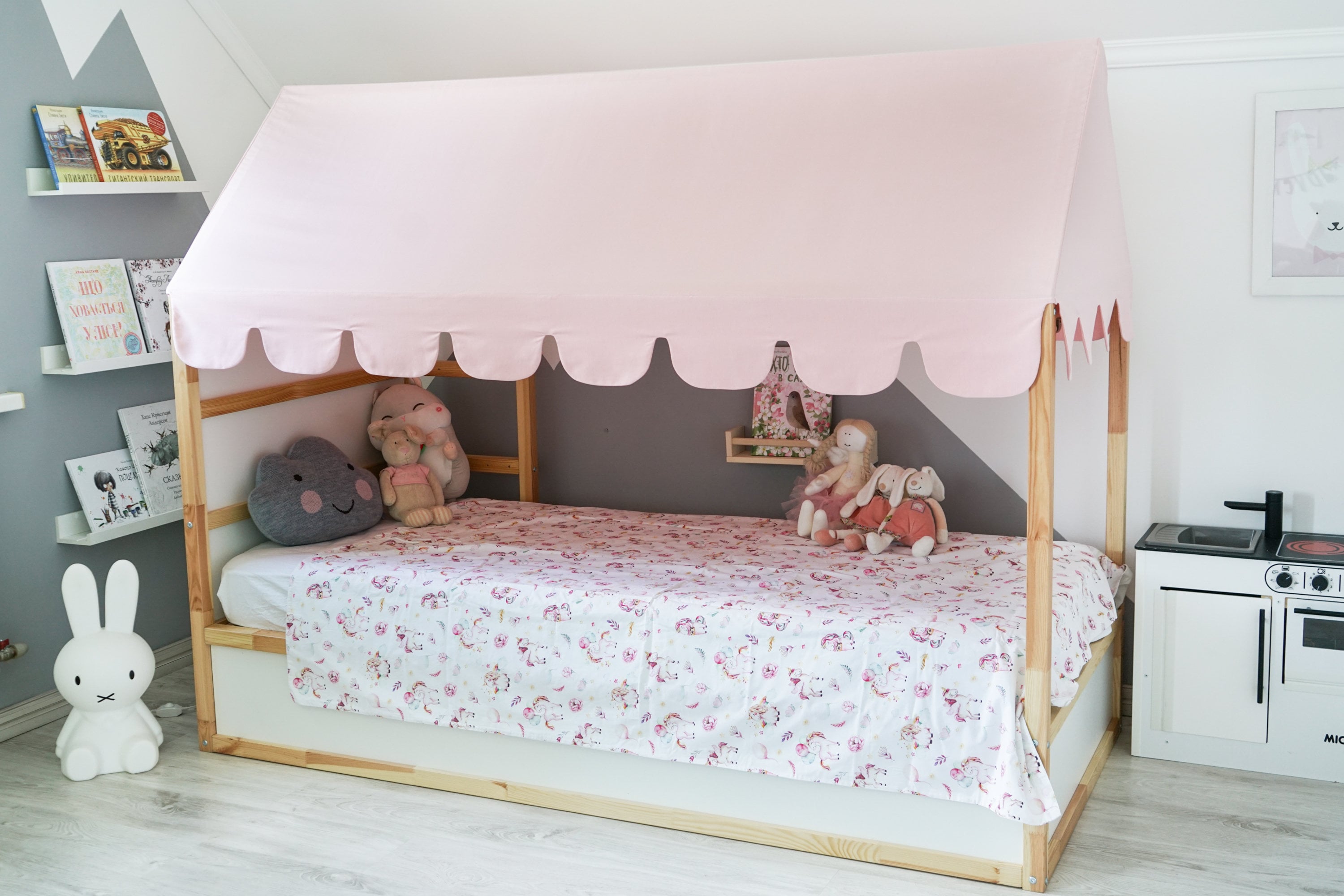Ikea kura bed canopy discount