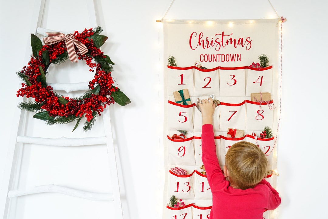Christmas Advent Calendar for Kids, Personalized Kids Advent Calendar ...