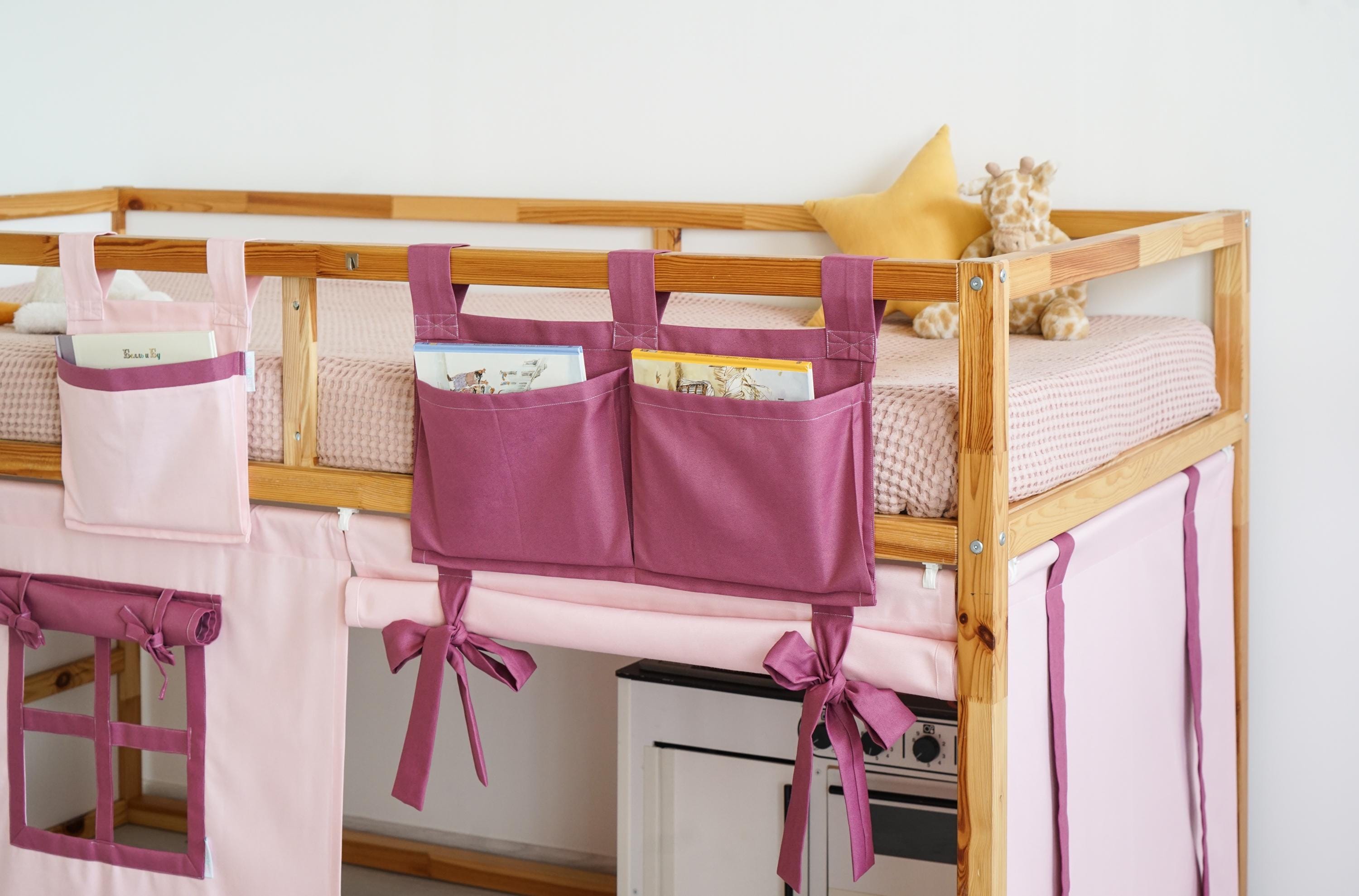 IKEA Kura Bed Organizer | Hanging Pocket Storage - Etsy