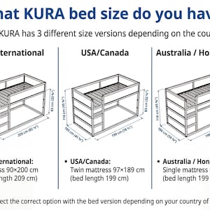 Ikea Kura bed curtains, Bunk bed curtains, Ikea Hack, Canopy bed house, Bed canopy image 9
