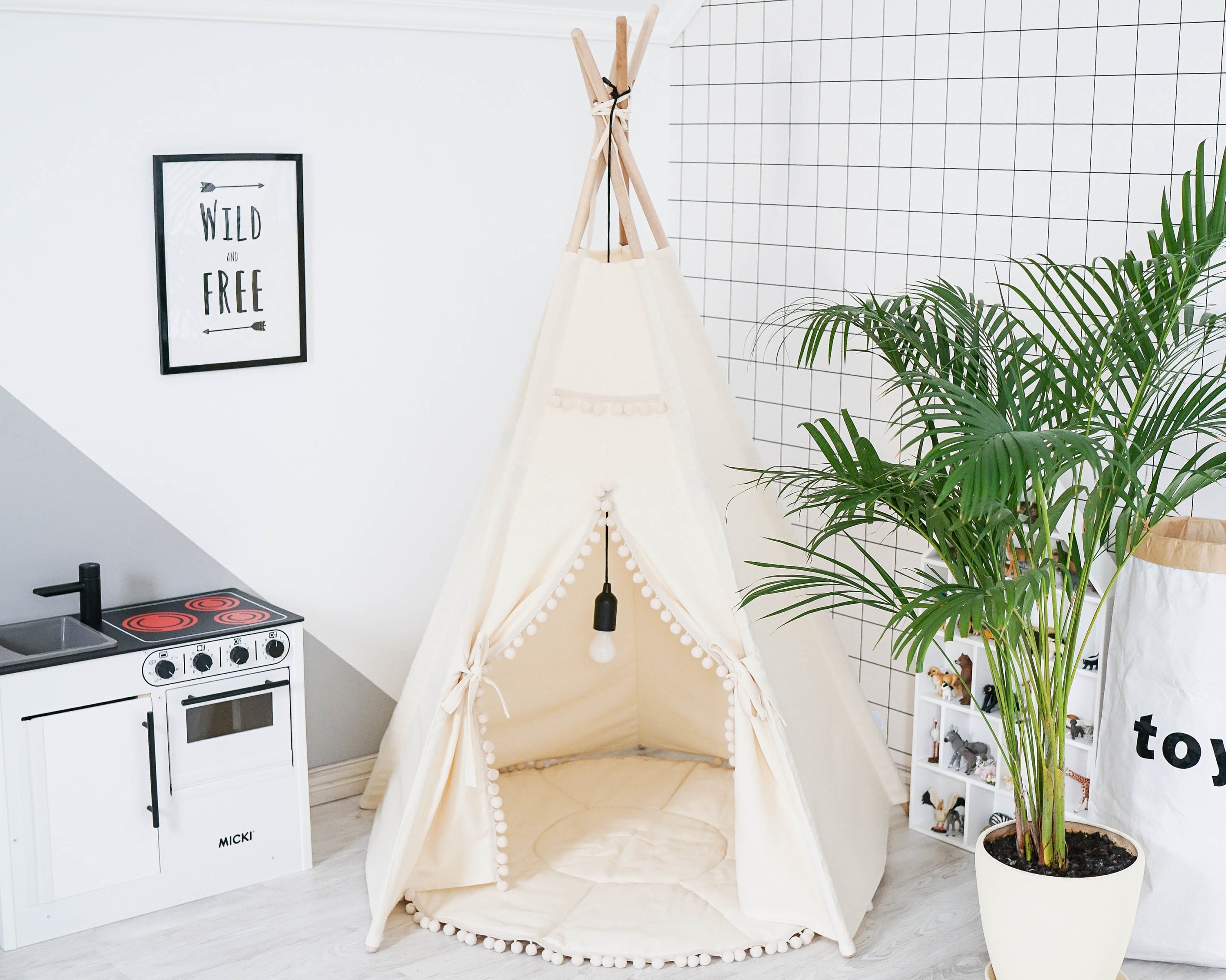 Teepee Tent for Kids Kids Teepee Teepee Teepee Tent picture