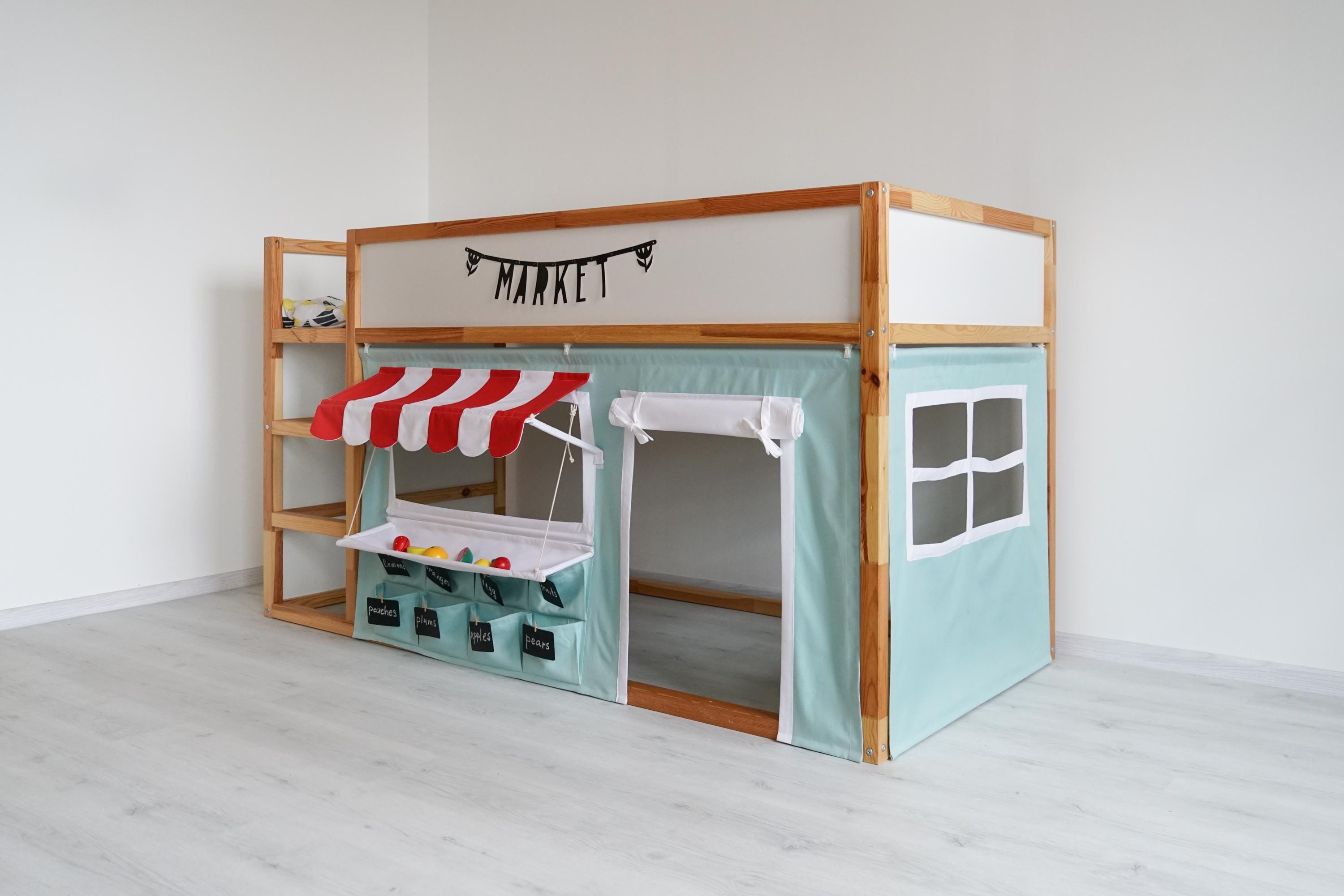 Rideau de lit enfant ikea kura - France