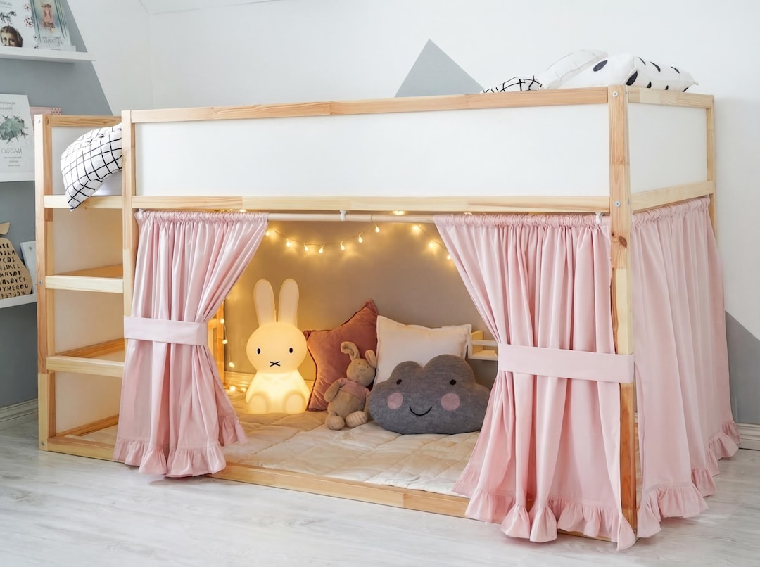 IKEA KURAベッドカーテン - お子様のための居心地の良いプライベート