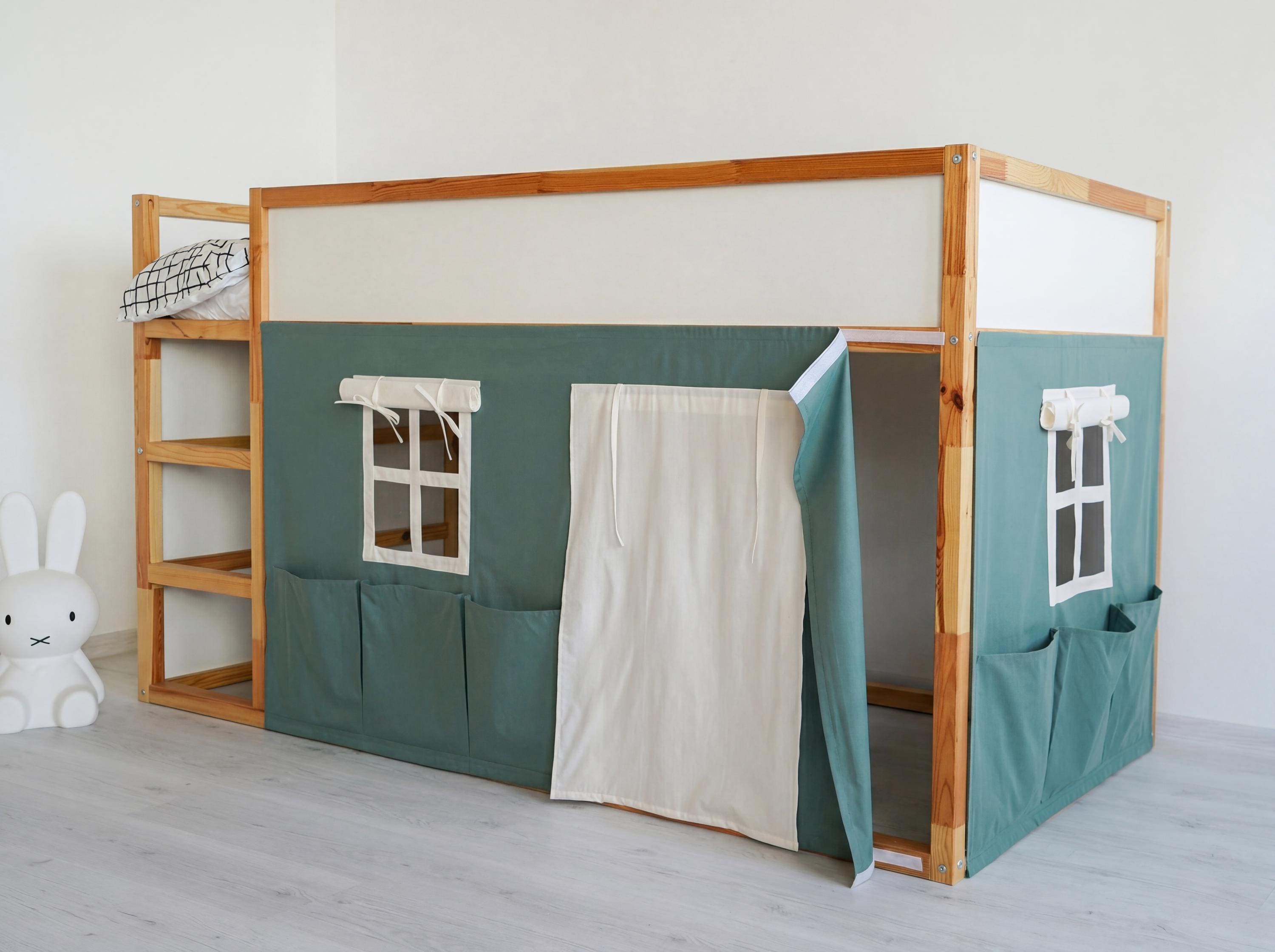 IKEA KURA カーテン、子供用二段ベッドテント - Etsy 日本