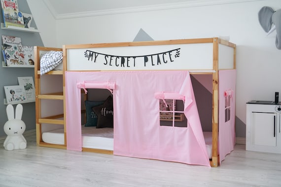 IKEA KURA カーテン、ロフトベッド用カーテン - 子供用二段ベッド