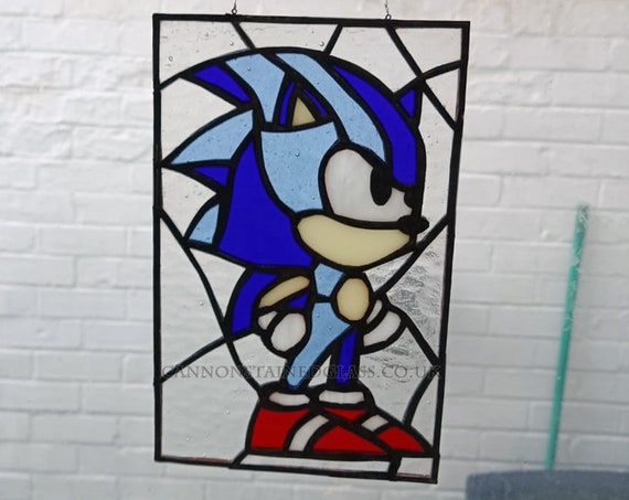 Painting Wall Decoration Sonic Sprite From the Video Game - Norway