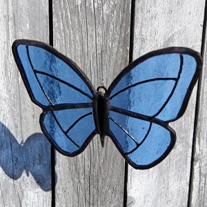 Stained Glass Butterfly Window Hanging Suncatcher