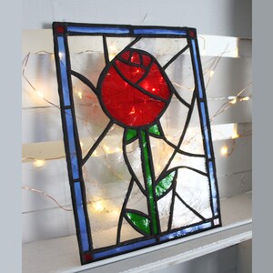 Sunflower Stain Glass Window Hangings Decor Mothers Day Flower Light