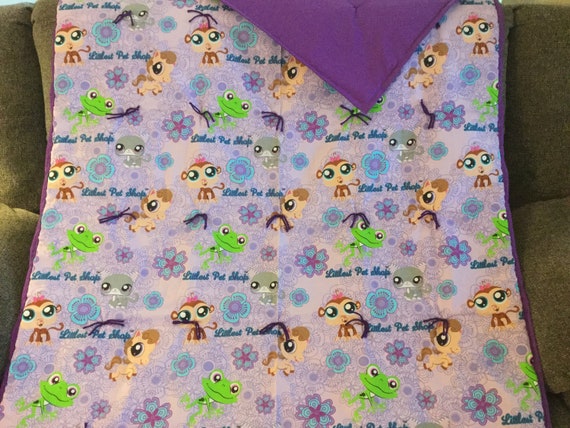 Littlest Pet Shop blanket | Etsy