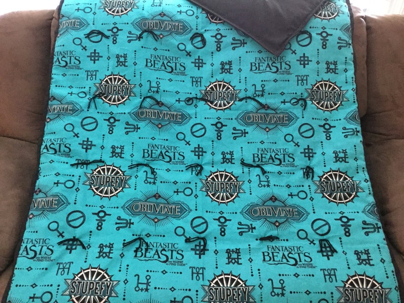 flannel blanket Harry Potter Fantastic Beast