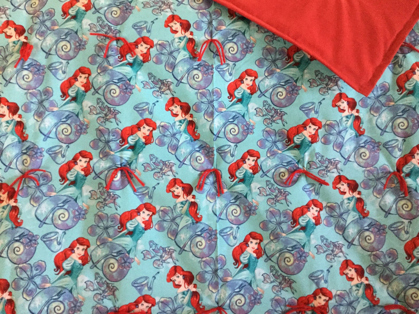 The Little Mermaid blanket Etsy