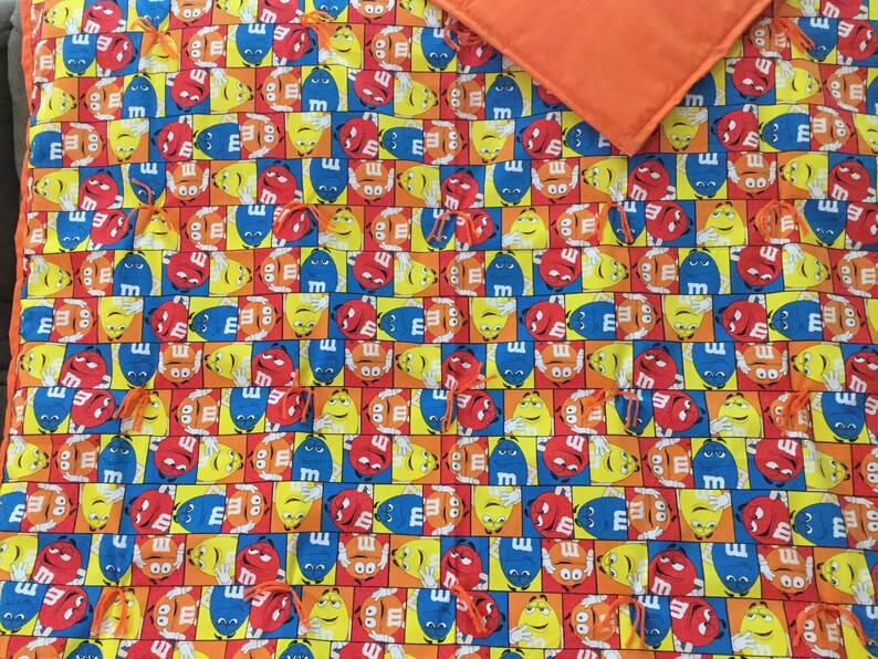 M&Ms Blanket Etsy