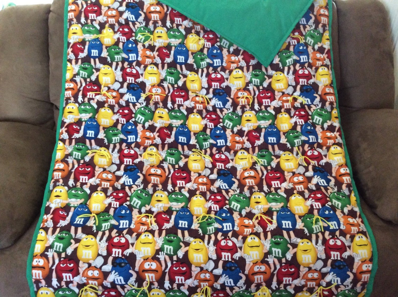 M&Ms Blanket Etsy