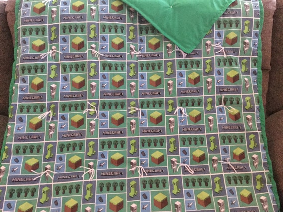 Minecraft Blanket Etsy - etsy roblox blanket etsy Minecraft Blanket Etsy - roblox blanket etsy
