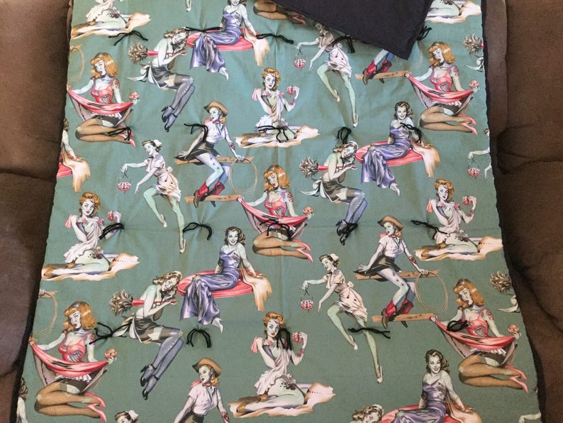 Zombie Pin-up Girls blanket