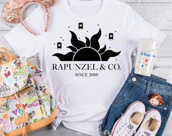 Rapunzel & Co. Tshirt Design, Lanterns, WDW, Svg, Dxf, Png, Eps, Instant Download