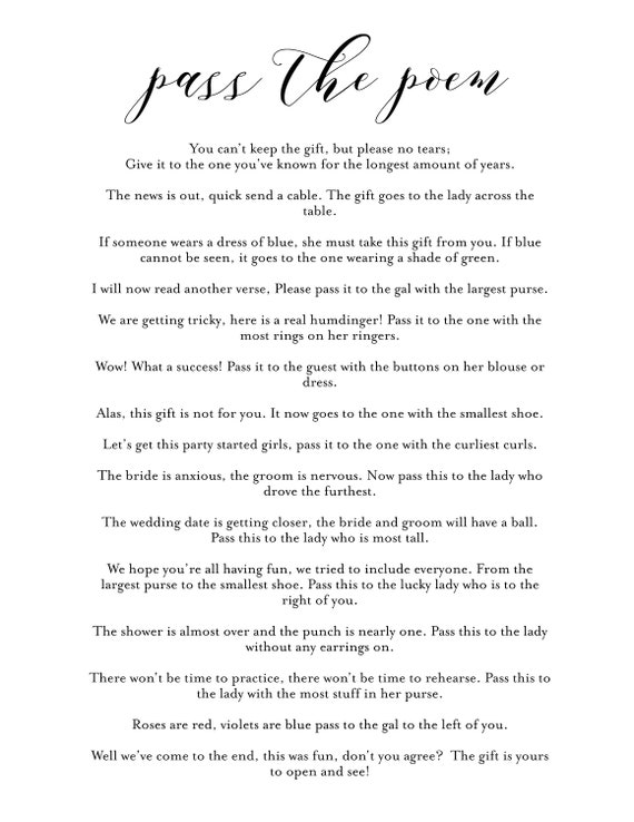 Bridal Shower Welcome Speech Examples