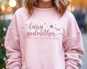 Fairy Godmother Est 2024 SVG, Faith Trust Pixie Dust Decal (Instant Download)