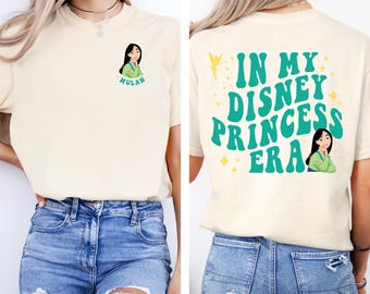 In My Princess Era, Mulan, Magic Kingdom Park T-Shirt Logo Design, Colorful, Editable