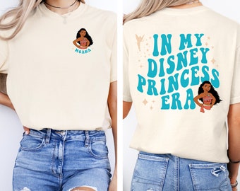 In My Princess Era, Moana, Magic Kingdom Park T-Shirt Logo Design, Colorful, Editable