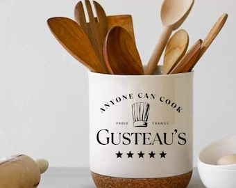 Gusteau's Restaurant Logo, Anyone Can Cook, Remy Ratatouille, Svg, Eps, Dxf, Png, Instant Download