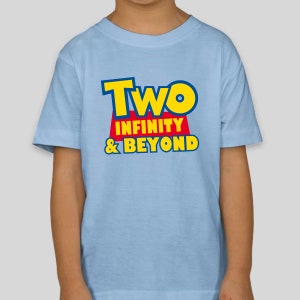 Twee Infinity en Beyond verjaardagslogo, Buzz, Toy Story, magie, Svg, Png, Eps, Instant Download